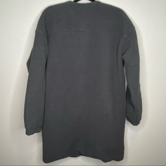 Fabletics Gray Fleece Open Front Coatigan Cardigan Jacket Women's Size S - Picture 6 of 7